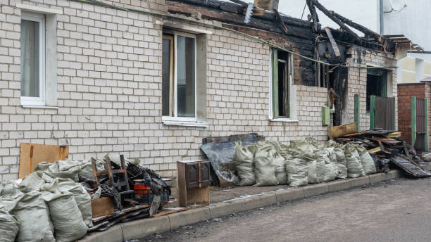 Professional Soot Cleanup technician working in Westminster, MD